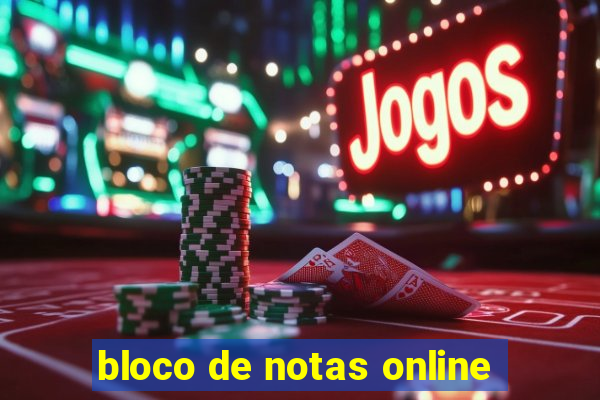 bloco de notas online